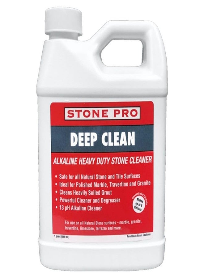 Stone Pro Deep Clean - Cleaner & Degreaser for Tile & Stone - Non-Acidic Alkaline Cleaner - Image 1